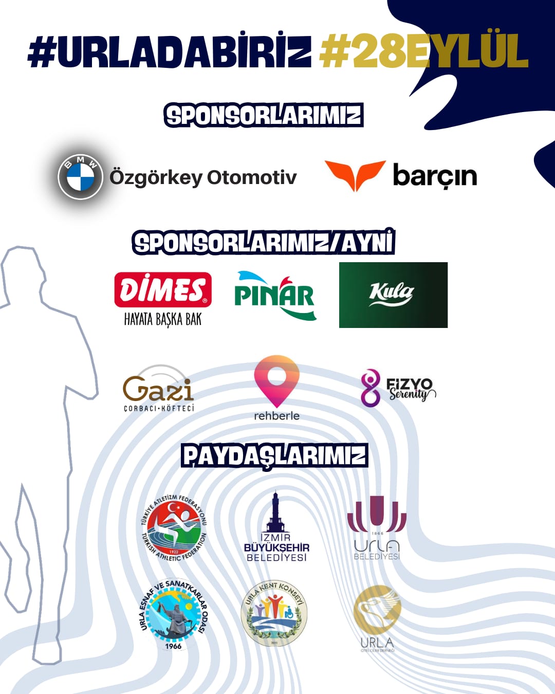 2025 koşusu sponsorları ve paydaşları