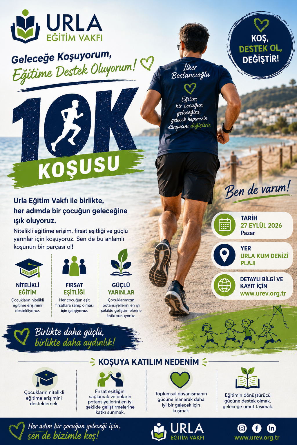İlker Bostancıoğlu ile Eğitime Bir Adım Daha kampanya görseli