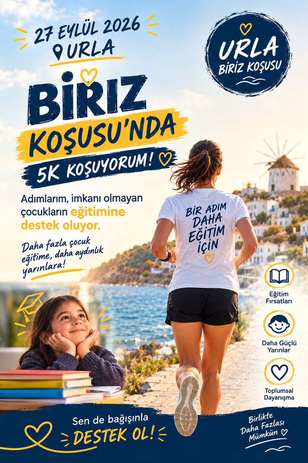 Seher Cinkara Soysal ile Eğitime Bir Adım Daha kampanya görseli